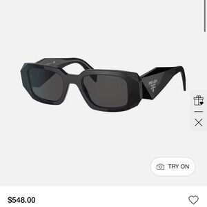 Prada Black spr 17w-f Sunnies